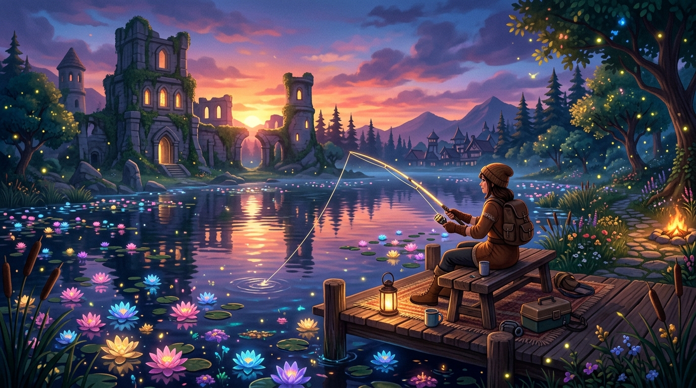 Tranquil Fishing Lake